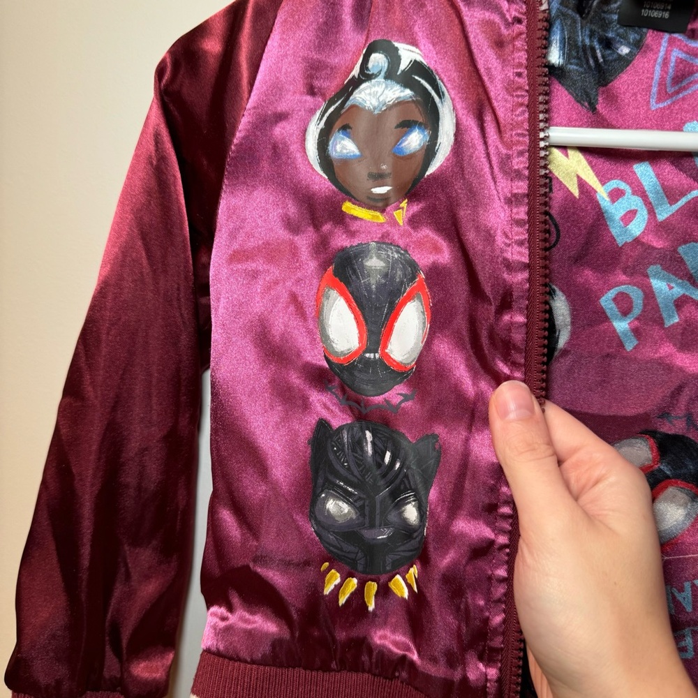 Marvel‎ Black Panther Zip Up graphic detail jacket - Picture 3 of 6